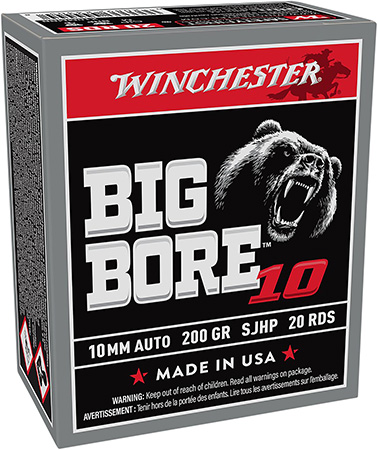 10mm Auto Ammo - Winchester Ammo Big Bore Semi JHP Winchester Big Bore Semi JHP Ammo