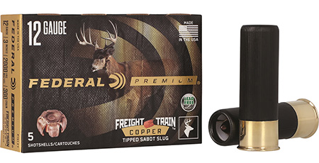 12 Gauge Ammo - Federal Premium Freight Train SlugShot Federal Premium Freight Train SlugShot Ammo