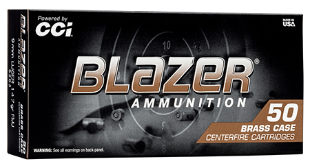 9mm Ammo - CCI Blazer TMJ CCI Blazer TMJ Ammo
