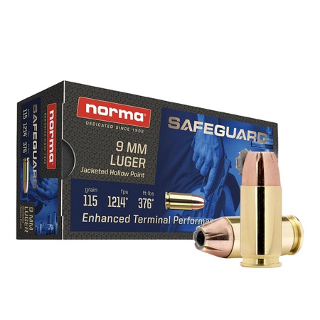 Norma Safeguard JHP Ammo