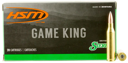 HSM Game King Sierra GameKing Spitzer Boat-Tail Ammo