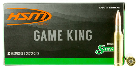 HSM Game King Sierra GameKing Spitzer Boat-Tail Ammo