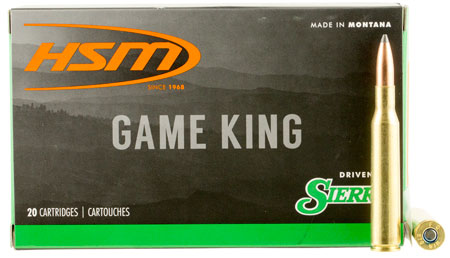 HSM Game King Sierra GameKing Spitzer Boat-Tail Ammo