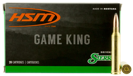 HSM 7MMMAG23N Game King Sierra GameKing Spitzer Boat-Tail Ammo