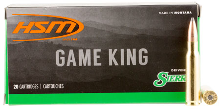 HSM Game King Sierra GameKing Spitzer Boat-Tail Ammo