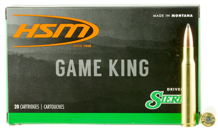 HSM Game King Sierra GameKing Spitzer Boat-Tail Ammo