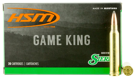 HSM Game King Sierra GameKing Spitzer Boat-Tail Ammo