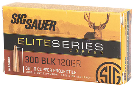 Sig Sauer Elite Copper Hunting Open Tip Match OTM Ammo