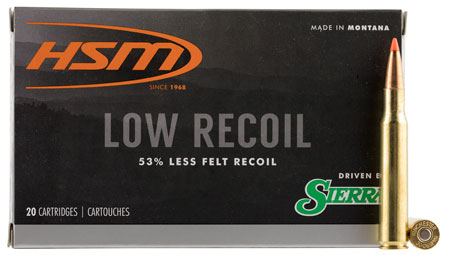 HSM Low Recoil Springfield Polymer Tip Ammo