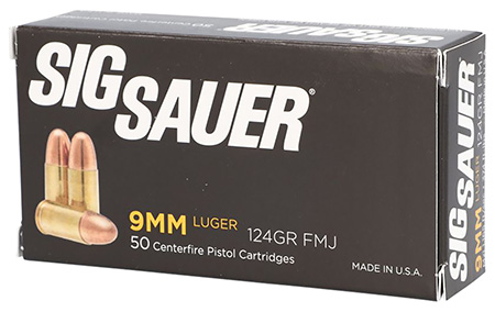 Sig Sauer Elite Ball Luger 20 FMJ Ammo