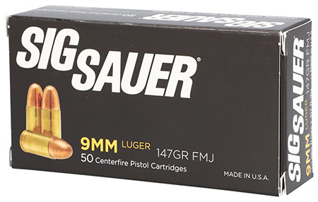 Sig Sauer Elite Ball Luger FMJ Ammo