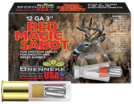 12 Gauge Ammo - Brenneke Red Magic Sabot 1oz Brenneke Red Magic Sabot 1oz Ammo