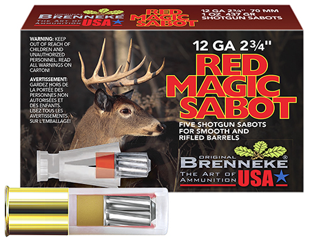 12 Gauge Ammo - Brenneke Red Magic Sabot 1oz Brenneke Red Magic Sabot 1oz Ammo