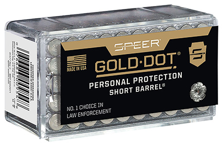 Speer Gold Dot Short Barrel Mag HP Ammo