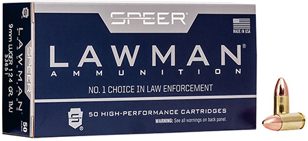 Speer Lawman Luger TMJ Ammo