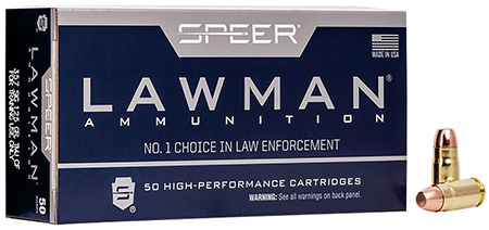 Speer Lawman Clean Fire TMJ Ammo