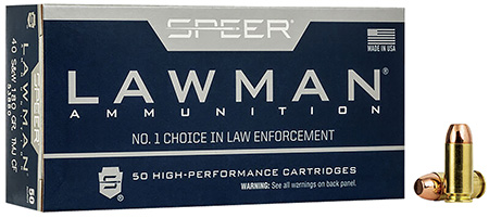 Speer Lawman Clean Fire TMJ Ammo