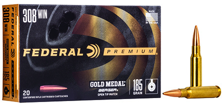 Federal Premium Gold Medal Berger Jugernaught Open Tip Match Ammo