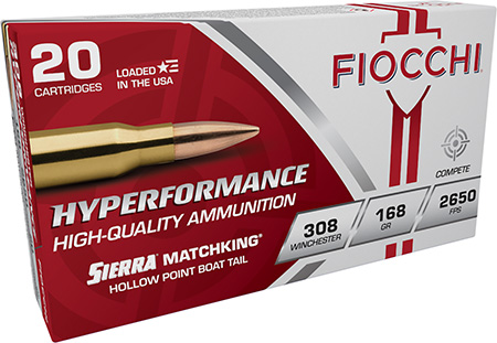 Fiocchi Exacta Match Sierra MatchKing Boat-Tail HP Ammo