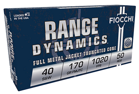 Fiocchi Range Dynamics Truncated Cone FMJ Ammo