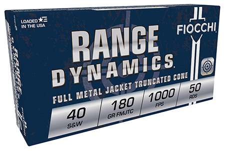 Fiocchi Range Dynamics Truncated Cone FMJ Ammo