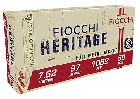 Fiocchi Heritage FMJ Ammo