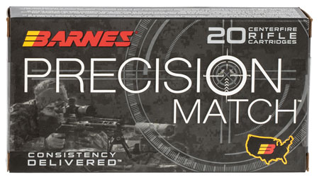 Barnes Precision Match Open Tip Boat-Tail Ammo