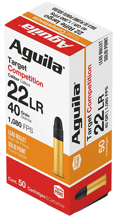 Aguila Target Competition Lead Solid Point 20 Ammo