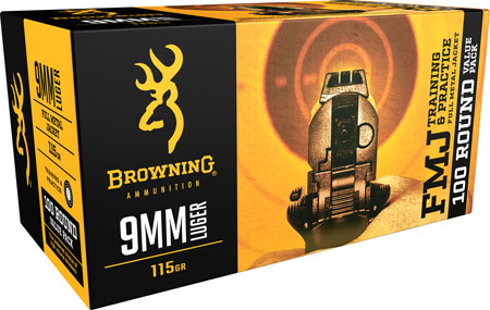 Browning Training & Practice Luger FMJ Ammo