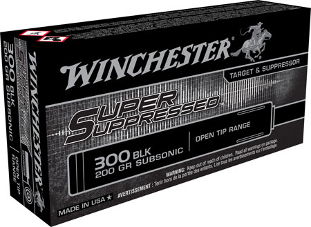 Winchester Super Suppressed Open Tip Range 10 Ammo
