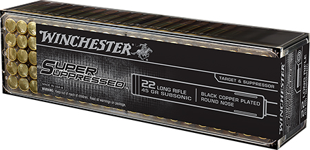 Winchester Super Suppressed Black CP 20 RN Ammo