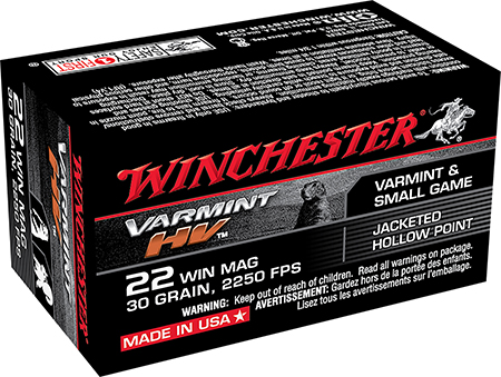 Winchester Varmint HV Mag 40 JHP Ammo