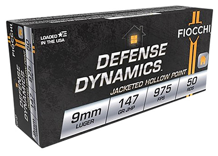 Fiocchi Defense Dynamics JHP Ammo