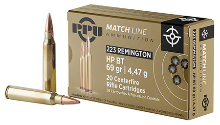 PPU Match Boat-Tail BT HP Ammo