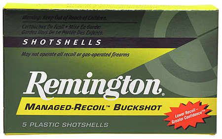 Remington Managed Recoil Buck Ammo