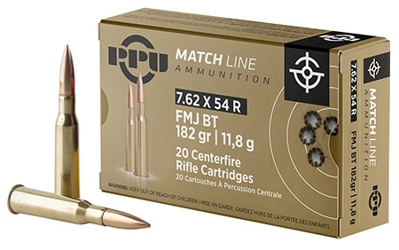 PPU Match FMJ Ammo