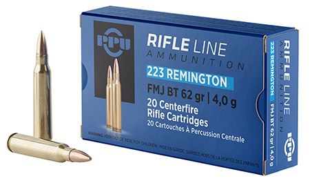 PPU Standard Boat-Tail BT FMJ Ammo