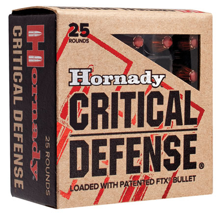 Hornady Critical Defense Flex Tip EXpanding +P Ammo