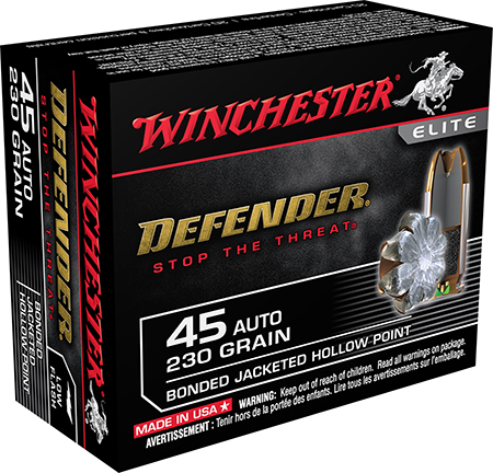 Winchester Defender Bonded Jacket 10 HP Ammo