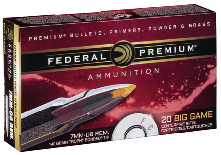 Federal Premium Trophy Bonded Tip Ammo