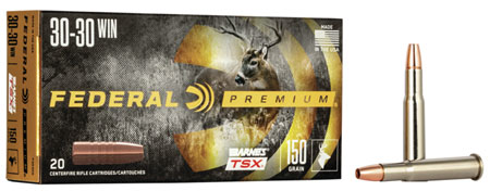 30-30 Win Ammo - Federal Premium Barnes TSX Federal Premium Barnes TSX Ammo