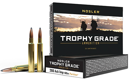 Nosler Trophy Grade Spitzer Partition Ammo
