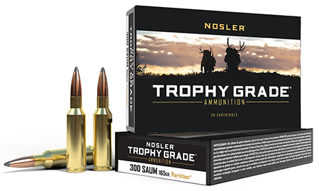 Nosler Trophy Grade Spitzer Partition Ammo