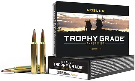 Nosler Trophy Grade Spitzer Partition Ammo