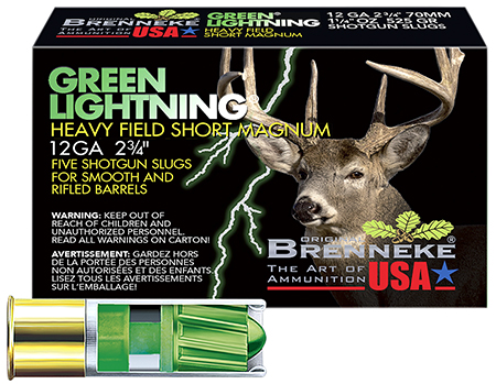 Brenneke Green Lightning 1-1/4oz Ammo