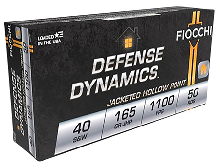 40 S&W Ammo - Fiocchi Defense Dynamics JHP Fiocchi Defense Dynamics JHP Ammo