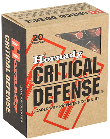 Hornady Critical Defense Flex Tip EXpanding Ammo