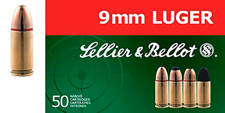 Sellier & Bellot Luger 20 JHP Ammo