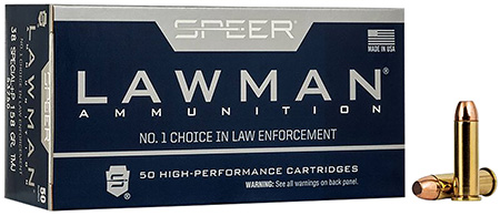 Speer Lawman TMJ +P Ammo