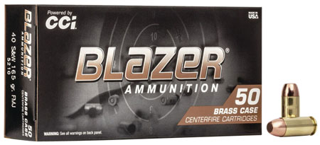 CCI Blazer Brass FMJ Ammo